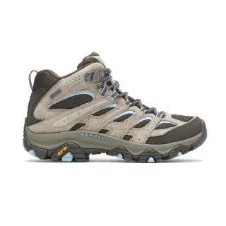 【MERRELL】美國 女 MOAB 3 MID Gore-Tex 中筒防水登山鞋 寬楦《原石/淺藍》ML035816W