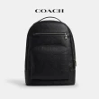 【COACH】蔻馳官方直營 經典 SIGNATURE 皮革ETHAN後背包_QB/黑色(CCF69)
