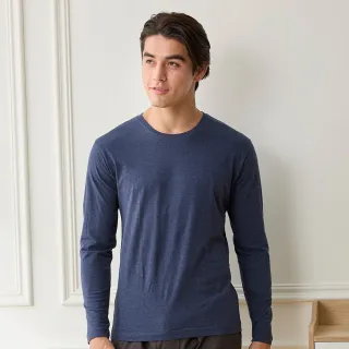 【SunFlower 三花】2件組彩色T恤.圓領長袖衫(男內衣.男長T恤-絕版出清)