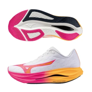 【MIZUNO 美津濃】WAVE REBELLION FLASH 3 男款 慢跑鞋 J1GC251701（HANABI主題色）(慢跑鞋)