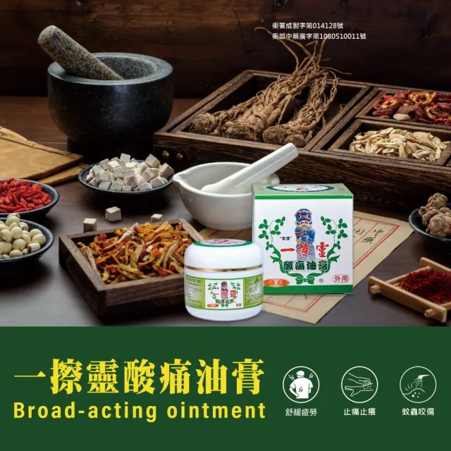 【王大夫一條根】一擦靈酸痛油膏50gx3(乙類成藥)