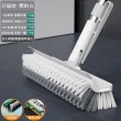 【居家新生活】零死角大V型地板刷 加粗硬毛浴室地板刷(長柄刷 細縫刷 浴室清潔刷)