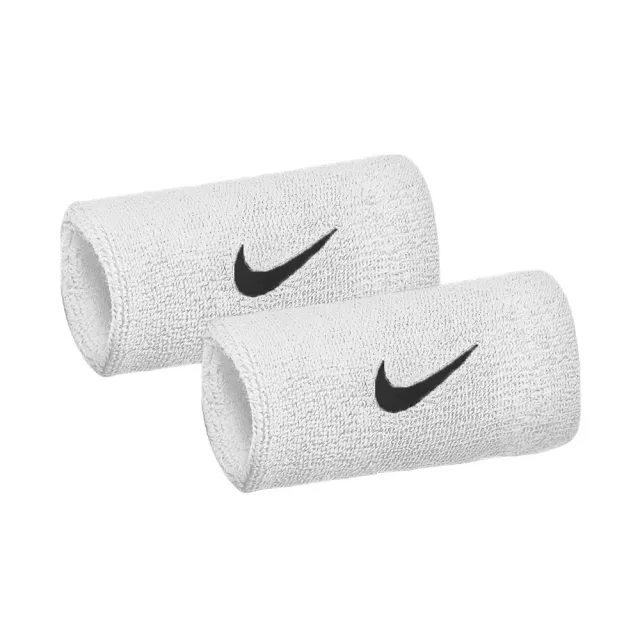 【NIKE 耐吉】SWOOSH 加長腕帶 010黑/101白/416深藍/601紅(柔軟 透氣 吸汗 護腕)