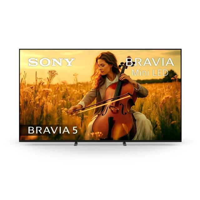 【SONY 索尼】BRAVIA 5 85型 XR Mini LED 4K HDR Google TV 顯示器(Y-85XR50)