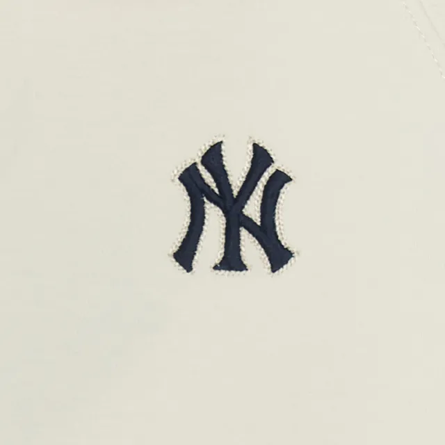 【MLB】抗UV女版半拉鍊長袖大學T Varsity系列 紐約洋基隊(3FMTV1354-50CRS)