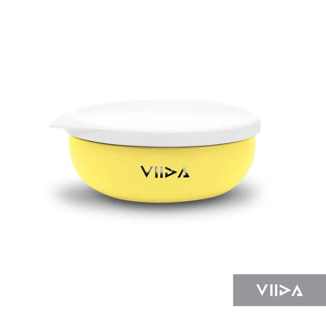 【VIIDA官方直營】Souffle 抗菌不鏽鋼餐碗(兒童餐具/抗菌餐具/不鏽鋼餐具/學習餐具/寶寶餐碗)