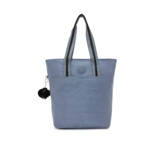 【KIPLING官方旗艦館】（網路獨家款）岩石藍內夾層手提托特包-HANIFA