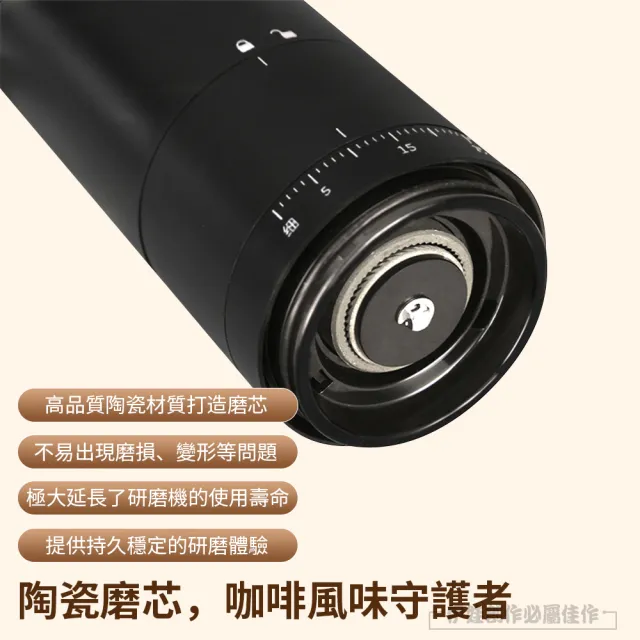 【IDREES 伊德萊斯】多功能全自動咖啡磨豆機 家用小型咖啡豆研磨機 磨豆器(隨行咖啡機 交換禮物)