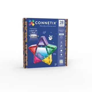 【Connetix 磁樂】澳洲 Connetix 磁力片 - 28片 星光組合(STEAM 玩具)