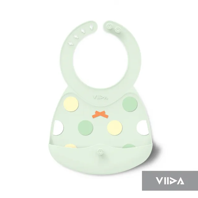 【VIIDA】Joy 便攜式矽膠圍兜-療癒系(吃飯圍兜/多款可選/攜帶便利)