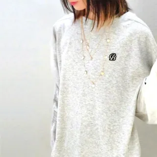 【CRYSTAL BALL 狗頭包】針織圓領套頭衫-灰(狗頭包)