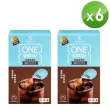 【金車/伯朗】伯朗ONE BREW易搖咖啡球-無糖濃萃黑咖啡(25MLx10包/盒X6)