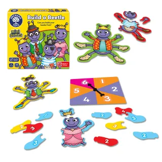 【Orchard Toys】可攜桌遊-小甲蟲123(Build a Beetle Mini Game)