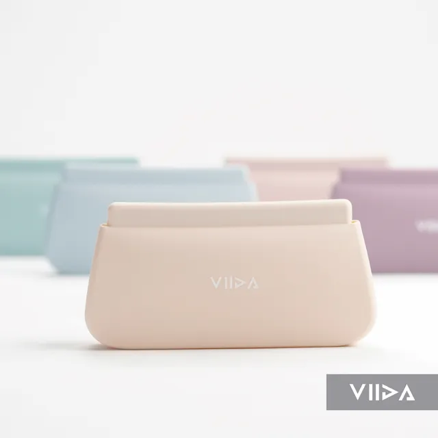 【VIIDA】Chubby 防水收納袋〔L〕(餐具收納袋 兒童餐具收納 矽膠收納袋)