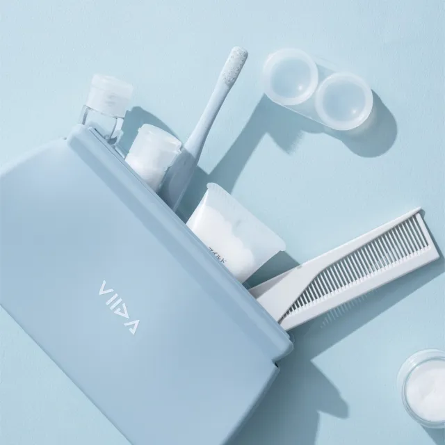 【VIIDA】多功能食物剪和防水收納袋L(食品級無毒矽膠/不鏽鋼食物剪/攜帶便利/可切可剪可拆洗)