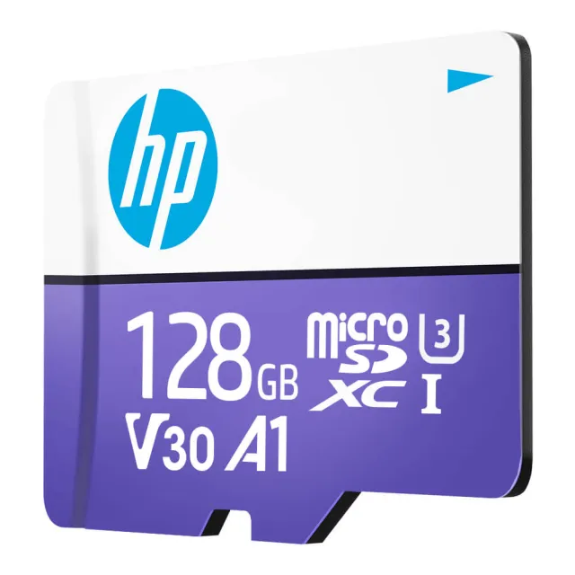 【HP 惠普】128GB 高速記憶卡 microSDXC A1 V30 UHS-I U3 附SD轉接卡(MX330)