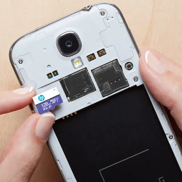 【HP 惠普】128GB 高速記憶卡 microSDXC A1 V30 UHS-I U3 附SD轉接卡(MX330)