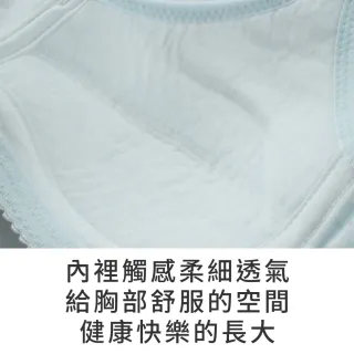 【玉如阿姨】微樂山丘內衣※0647淺紫(A罩 少女 發育 透氣 小胸 防激凸 制服內搭 服貼 台灣製)