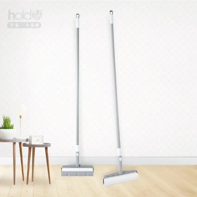 【UdiLife】hold黏 24cm大面積膠黏拖把60周(黏毛神器/滾筒黏毛器/斜撕膠紙捲/黏毛髮/清潔滾輪)