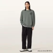 【ALLSAINTS】ORLANDO 純棉寬鬆LOGO長袖衛衣-綠 M058NB(寬鬆版型)