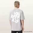 【ALLSAINTS】ORLANDO 純棉寬鬆LOGO短袖T恤-灰 M066PC(寬鬆版型)