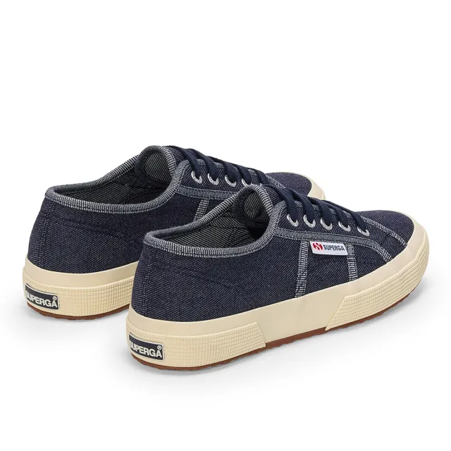 【SUPERGA】休閒鞋 女鞋 2750 經典系列 牛仔風格 深藍 S8144SW-A0O