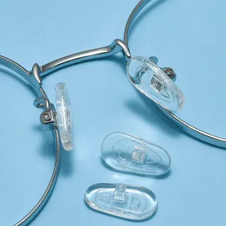 【愛Phone】眼鏡防滑鼻墊『10顆』(鼻墊/鼻墊貼/眼鏡氣囊鼻墊/矽膠鼻墊/鼻托/眼鏡)