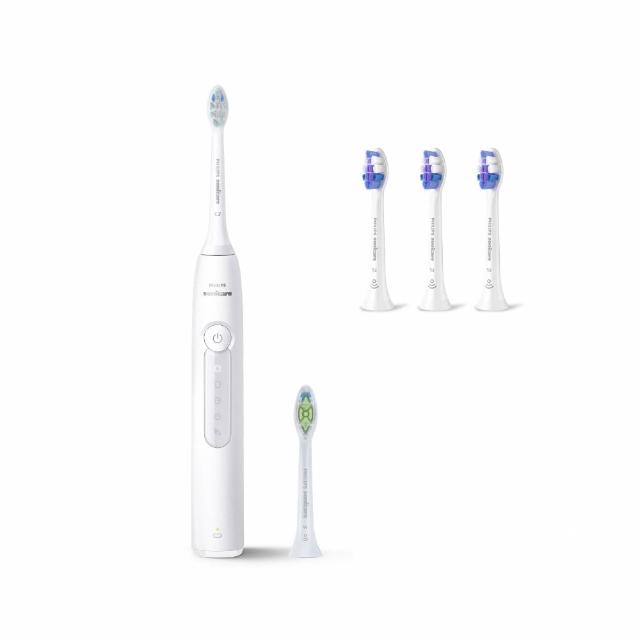 【Philips 飛利浦】Sonicare舒適潔淨音波電動牙刷HX5191/01 皓月白