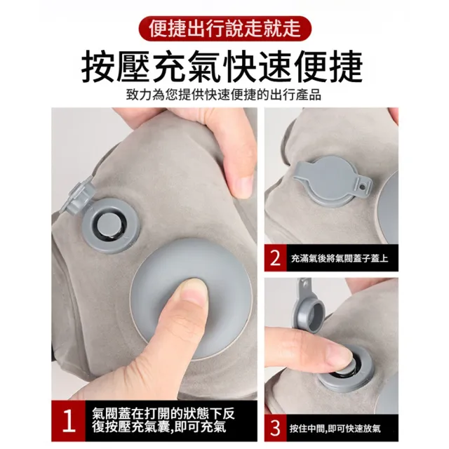 【ANTIAN】充氣式便攜折疊護腰墊 汽車旅途頂腰按摩護腰帶 動車高鐵飛機墊腰枕