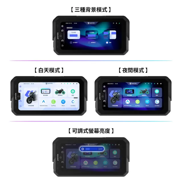 【Polaroid 寶麗萊】含到府安裝 Pernis MS700CL多媒體雙鏡頭行車記錄器(Carplay 摩托車雙鏡行車紀錄器)