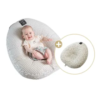 【gunite】防溢奶寶寶懶骨頭_包覆機能親子互動窩_1枕心+2布套組(防溢奶多功能哺乳枕睡窩床中床_多色可選)