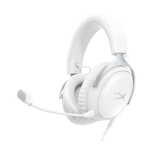 【HyperX】Cloud III  颶風3 — 遊戲電競耳機 純白(BS7C1AA)