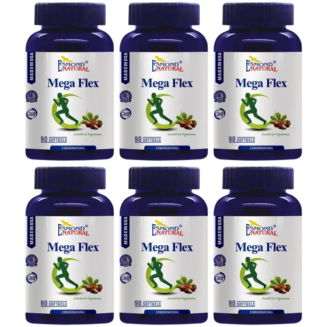 【Esmond Natural 愛司盟】活力捷軟膠囊6瓶-乳木果油-純素(90顆/瓶)