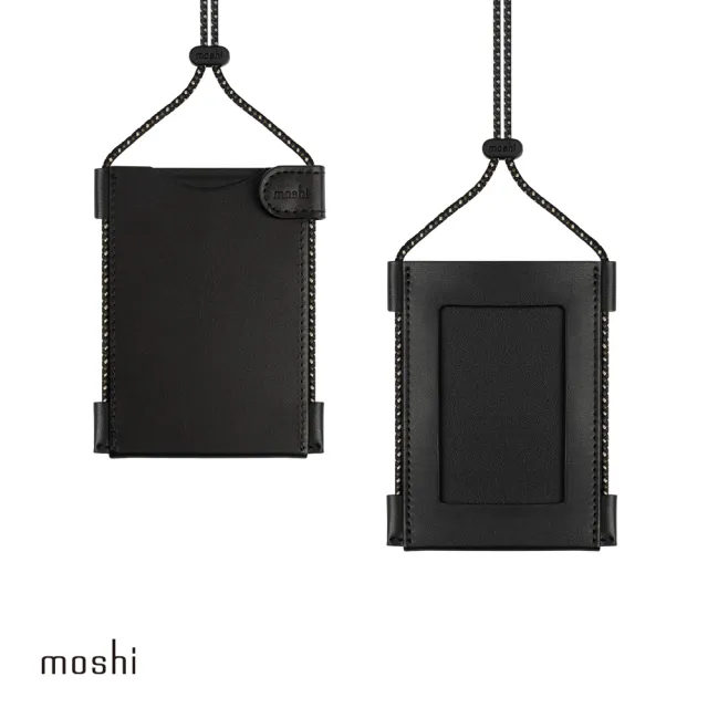 【moshi】雙卡直橫兩用掛繩證件套
