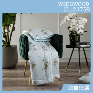 【WEDGWOOD】經典雙面印花涼被 薄被四季被(雙人｜天絲/長纖棉任選)
