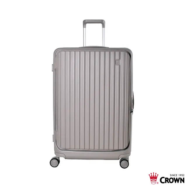 【CROWN 皇冠】假日照常配送 Boxy 29吋 前開式框架拉桿箱 (行李箱/旅行箱)