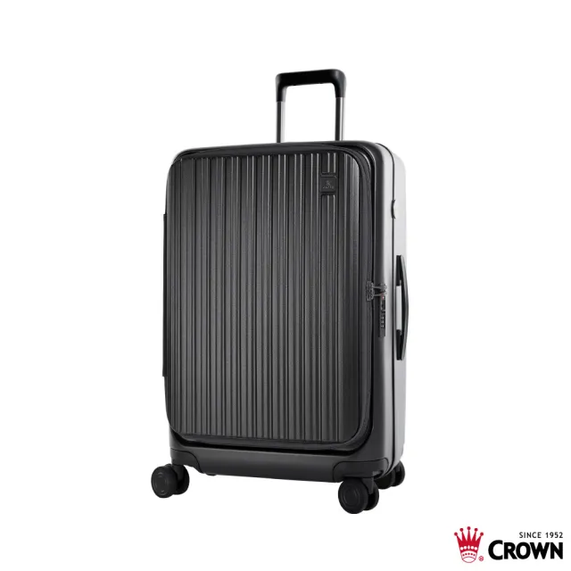 【CROWN 皇冠】假日照常配送 Boxy 29吋 前開式框架拉桿箱 (行李箱/旅行箱)