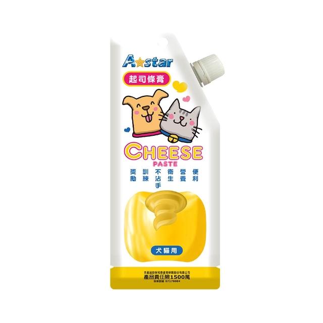 【A star】簡單餵食起司條膏100G(寵物零食、犬貓點心、訓練獎勵、寵物餵藥)