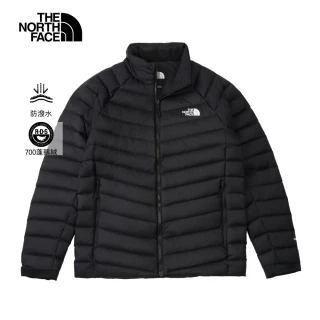 【The North Face 官方旗艦】北面男款黑色DWR防潑水羽絨外套｜8DX2JK3