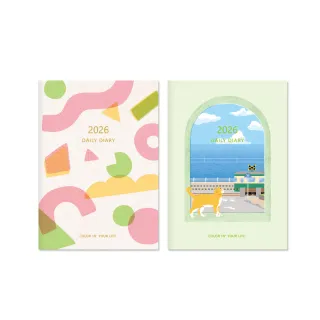 【珠友】2026年A5/25K日誌內頁/方格/1日1頁(日記手帳/日計劃/手札行事曆/效率工作紀錄/生活隨記)