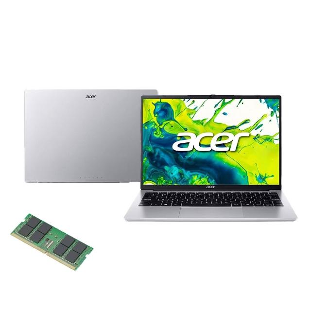 【Acer 宏碁】升級16G★14吋i5文書效能筆電(Aspire Lite/AL14-71P-53T3/i5-13500H/8G/512G/W11)