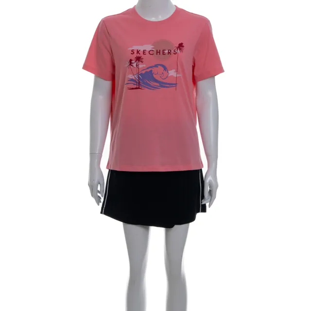 【SKECHERS】女短袖衣(SL325W495-016P)