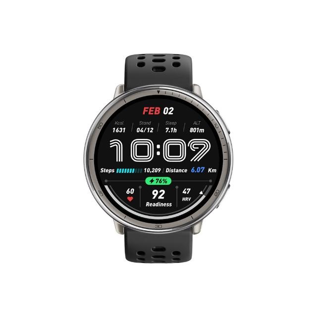 【Amazfit 華米】Active 2 44mm智慧手錶(160+種運動模式/24HR健康偵測/5ATM防水/HYROX比賽模式)