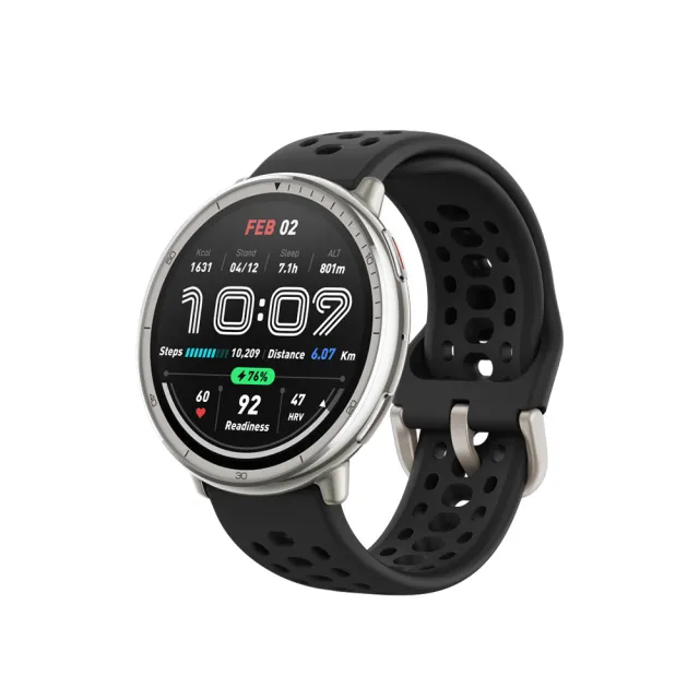 【Amazfit 華米】Active 2 44mm智慧手錶(160+種運動模式/24HR健康偵測/5ATM防水/HYROX比賽模式)