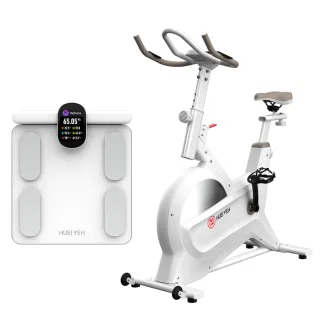 【輝葉】創飛輪健身車+八電極智能體脂計(HY-20151+HYG-P100)