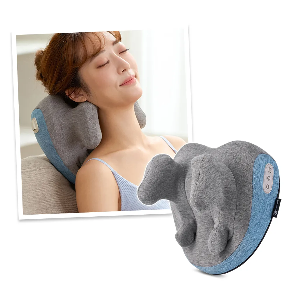 【輝葉】狠狠按mini深揉捏雙芯按摩枕 撥筋枕 聖誕節 交換禮物(撥筋/肩頸/背部按摩 HY-829)