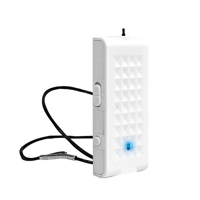 【Qlife 質森活】LifeWell 2合1隨身型負離子空氣淨化+紫外線UVC殺菌機(AK-107 白)