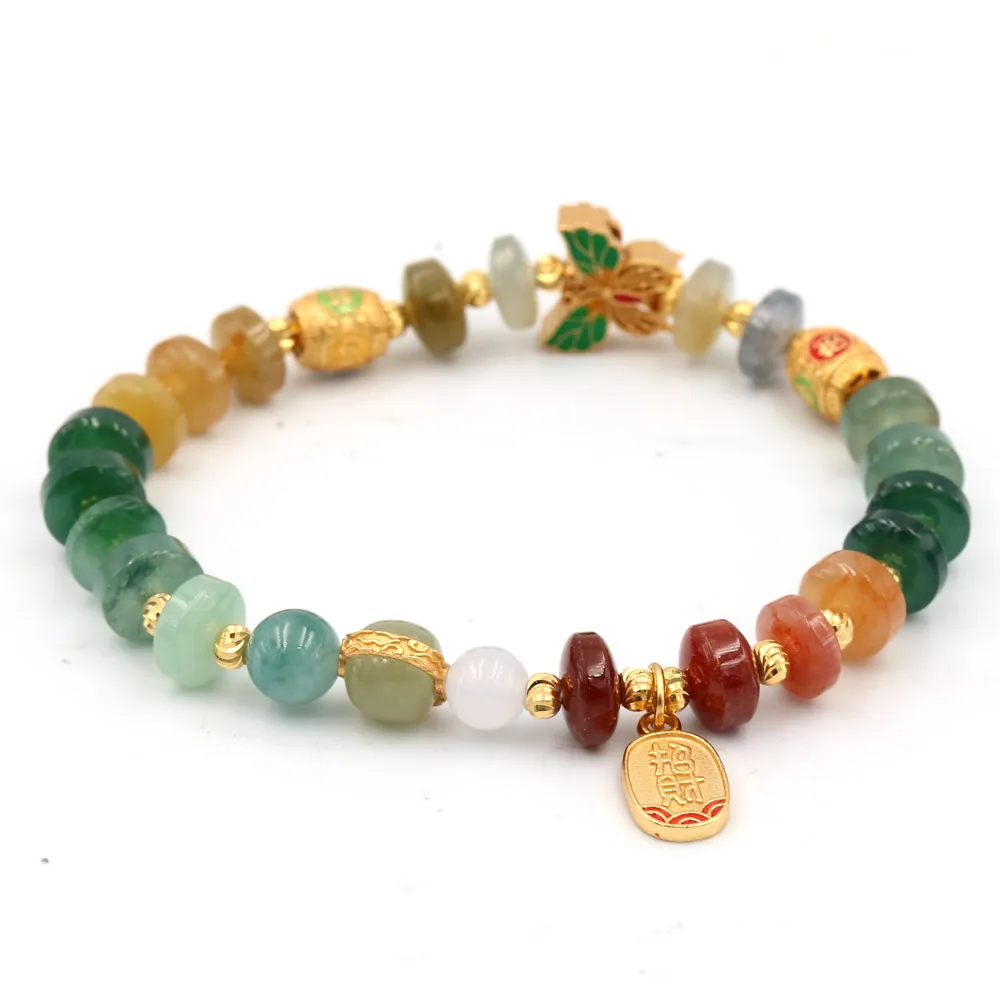 【JA-ME】天然A貨翡翠高品質冰種滿色925純銀手珠(年終慶/聖誕節/交換禮物/現貨/僅此一件)