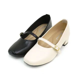 【MATERIAL 瑪特麗歐】T72520  一般碼23-25另有加大碼  女鞋 跟鞋 MIT簡約素面瑪莉珍鞋(跟鞋)