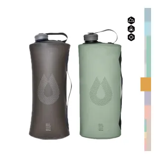 【HydraPak】超輕量可摺疊水袋 3公升 SEEKER(露營/ 登山/車泊/水袋/儲水袋/軟式蓄水袋)